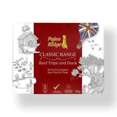 Paleo Ridge Beef, Tripe and Duck 1KG