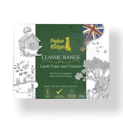 Paleo Ridge Lamb Tripe and Chicken 1KG