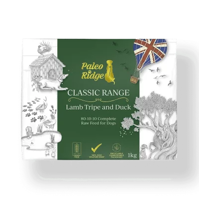 Paleo Ridge Lamb Tripe and Duck 1KG