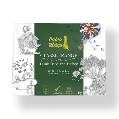 Paleo Ridge Lamb Tripe and Turkey 1KG