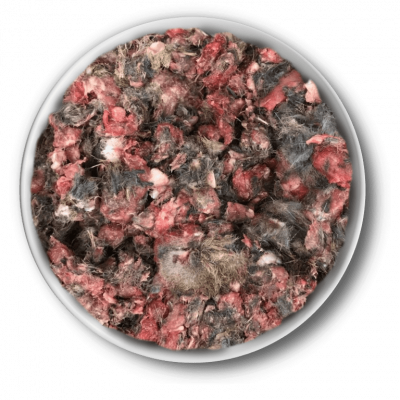 Henley Raw Just Rabbit with Fur 1kg