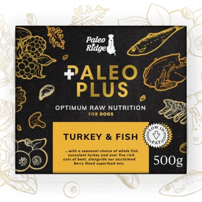 Paleo Plus Turkey and Fish 500g